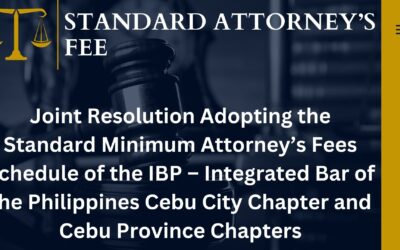 Standard Minimum Attorney’s Fees Schedule