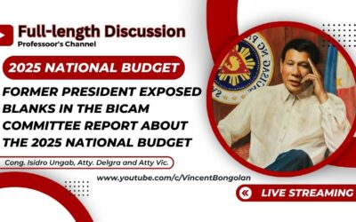 Duterte’s primary concern is that blanks in such a document create room for discretionary spending without proper oversight